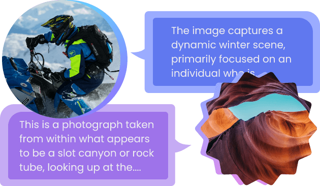 画像を説明するAI