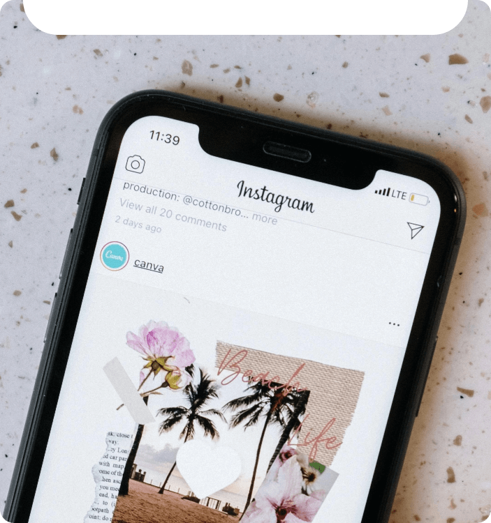 SNS向け画像を説明するAI